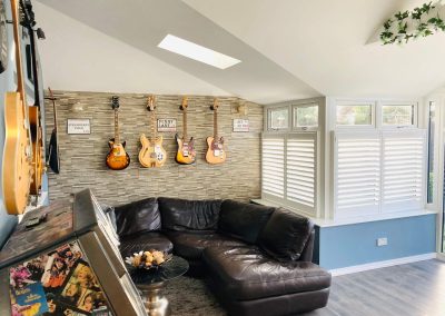 Cafe style shutter blinds supplied and fitted in Newcastle upon Tyne and across Northumberland by Signature Window Shutters.