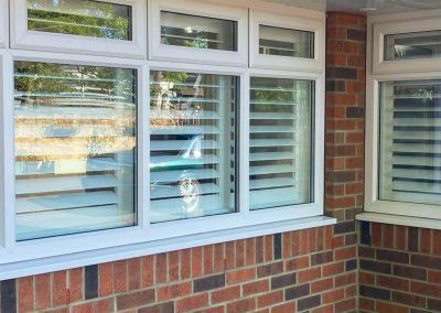 Plantation shutter supplied and fitted in Newcastle upon Tyne and across the North East by Signature Window Shutters. White interior shutters for windows