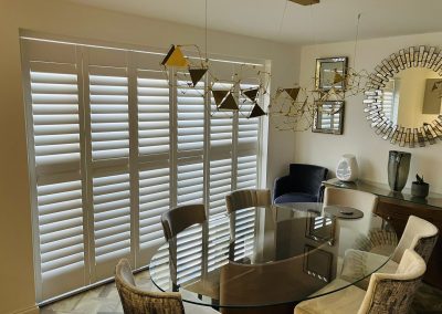 Plantation shutters for doorways supplied and fitted in Newcastle upon Tyne and across the North East by Signature Window Shutters.