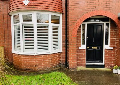 Plantation shutters for bay windows supplied and fitted in Newcastle upon Tyne and across the North East by Signature Window Shutters. Shutter blinds in Newcastle upon Tyne.
