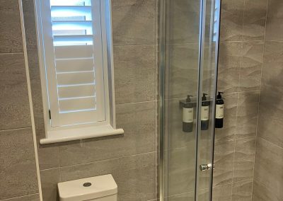 Waterproof bathroom window shutters supplied and fitted in Newcastle upon Tyne and across the North East by Signature Window Shutters
