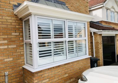 Box Bay Window Shutters supplied and fitted in Newcastle upon Tyne and across the North East by Signature Window Shutters