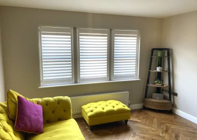 Full height plantation shutters for windows in Newcastle upon Tyne. Supplied and fitted by Signature Window Shutters