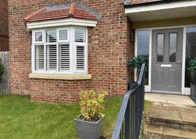 Bay window shutters Newcastle, supplied and fitted by Signature Window Shutters across the North East
