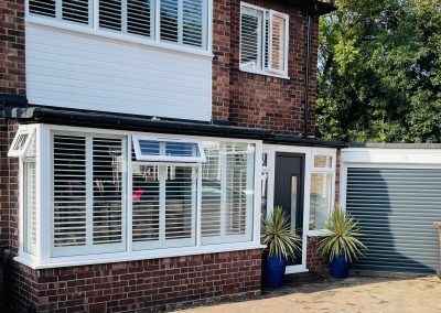 Bay window shutters in Newcastle. Supplied and installed by Signature Window Shutters. We cover Newcastle upon Tyne and the North East