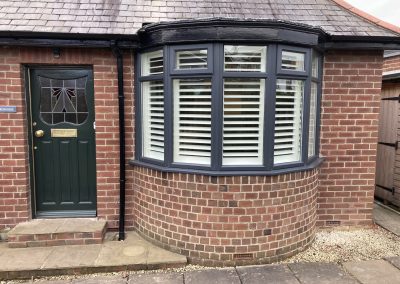 Bay window shutters supplied and fitted in Northumberland, Newcastle and across the North East. Signature Window Shutters specialise in interior wooden window shutters.