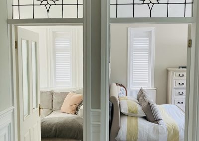 White window shutters installed by Signature Window Shutters in Newcastle upon Tyne