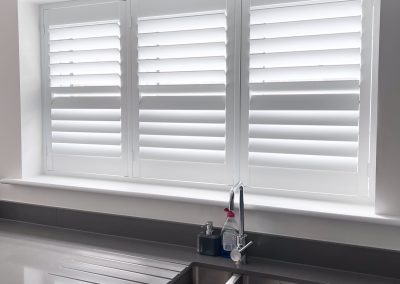 Hardwood plantation shutters made in the UK. Supplied and installed by Signature Window Shutters in Newcastle upon Tyne, Gateshead, Durham & Northumberland