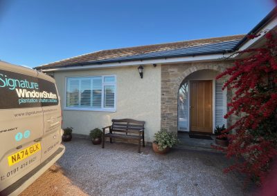 Wooden shutter blinds for windows in Newcastle, Gateshead & Northumberland. Supplied and fitted by local experts Signature Window Shutters