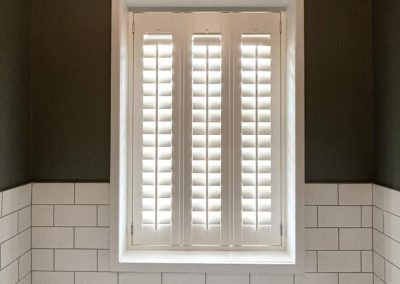 Bi fold shutters for bathrooms by Signature Window Shutters Northumberland