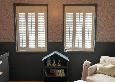 Shutters with blackout blinds Newcastle