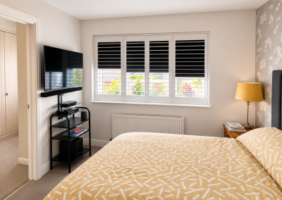 Blackout shutters - integrated blackout blind fitted with shutters